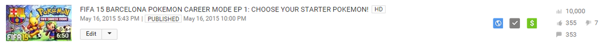 BMOnusGamer's tweet photo. Pokemon Career Mode just hit 10,000 views in a month! INSANE! Thanks to all u crazy weirdos who watched! #LETSBWEIRD http://t.co/uFLo1PmFv3