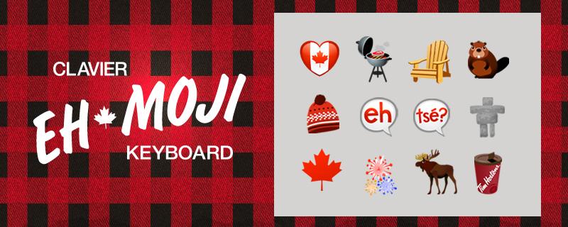 Add Canadian pride to every text with the new EHmoji Keyboard. Get it today bitly.com/EHmoji #TextLikeaCanadian