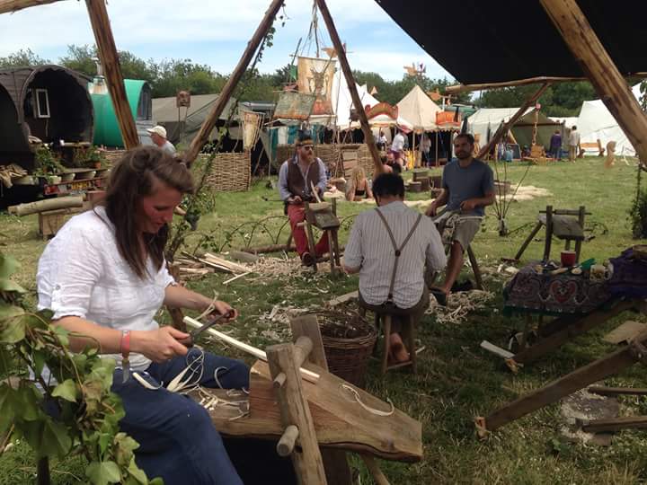 Wren_and_Bee's tweet photo. So much love for the Headdresses and Spinney Hollow swords, wands, pipes and staffs @SpinneyHollow #Glasto2015 http://t.co/r6UNLKuCvU