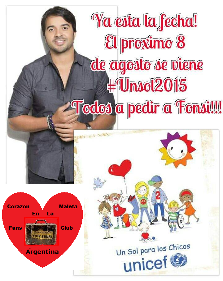 CorazonMFC_Arg's tweet photo. @UNICEFargentina @eltreceoficial @eltreceprensa #UnSol2015 @LuisFonsi !! #QueremosALuisFonsiEnUnSol2015 !! http://t.co/dYhg6KUPde