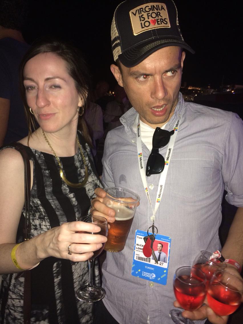 alexbruell's tweet photo. The night has just begun #onlyincannes #tomwong @tomwong @maureenmorrison http://t.co/YNdgaOvbxO
