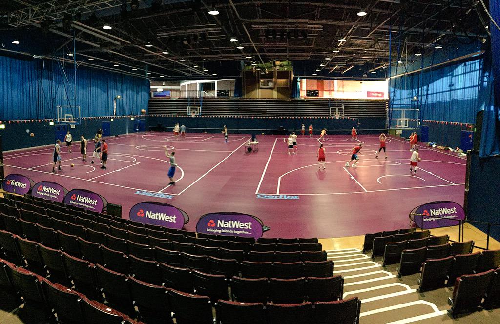 Our ladies and mens teams training hard on the new courts #NWIG #Jersey2015 <a href="/NWIslandGames/">NatWest Island Games</a> <a href="/IGTeamJersey/">IG Team Jersey</a> #basketball