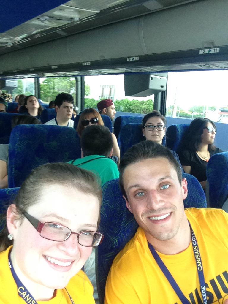 CTrue201's tweet image. We&apos;re ready to adventure to Niagara Falls with Marquette, Santa Clara, and USF! #NJSLC2015 #excursionday