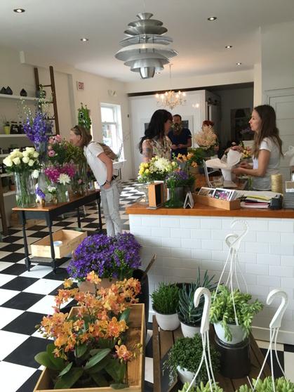 faughnankate's tweet image. Smelling the roses @WJools @LindsayKertland #roncesvalles #torontoflorist