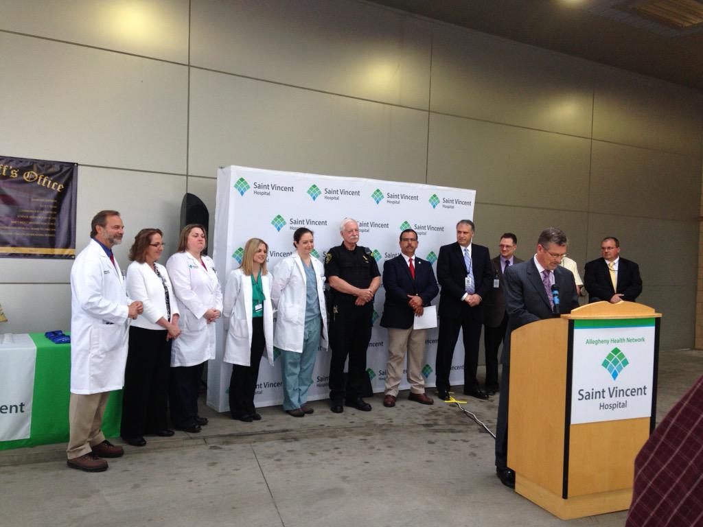 SVErie's tweet photo. Saint Vincent announces partnership with the Erie County Sheriff's office to provide Narcan kits to EMS providers http://t.co/6qUFLoynkw