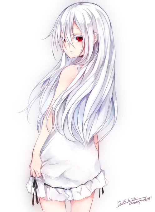 白い子のtwitterイラスト検索結果 古い順