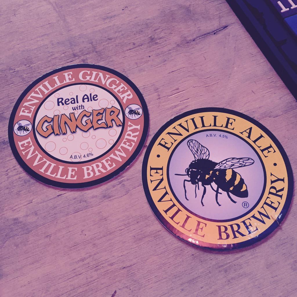 We've added Enville's The Old Porter dark Ale alongside Enville Ale and Enville Ginger for Saturday!
