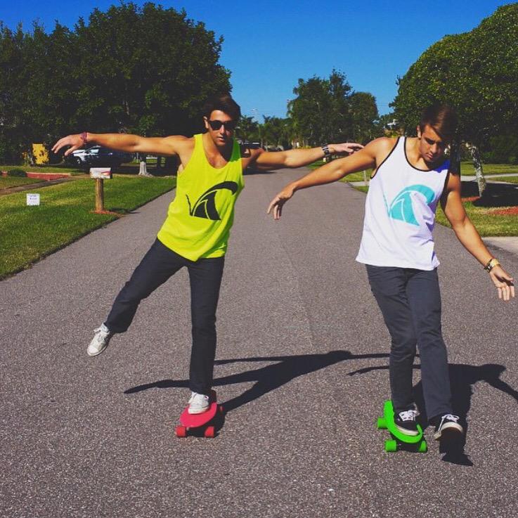 VisUniversity's tweet photo. Do you have as good of balance as @njmiuccio and @muccimane123 do?  Find out by customizing your own #VisCruiser http://t.co/NJgy4drXIZ