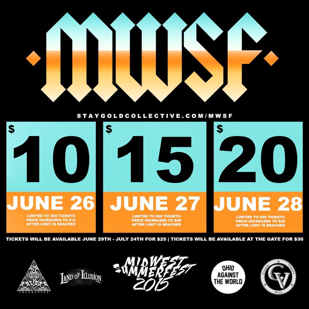 cdaley5's tweet photo. I'm so pumped. Tickets go on sale tomorrow! Make sure you get yours!
#MWSF #staygoldcollective http://t.co/bHP78D0aFq