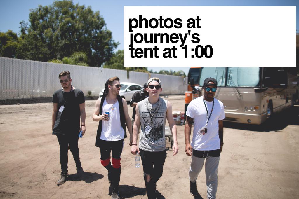 SetItOff's tweet photo. OKC. Meet us at the Journey's tent at 1 for 📷s! Then head over to the Journey's Left Stage at 3:40 to see us play! 🎶 http://t.co/TAhnAV2pgE