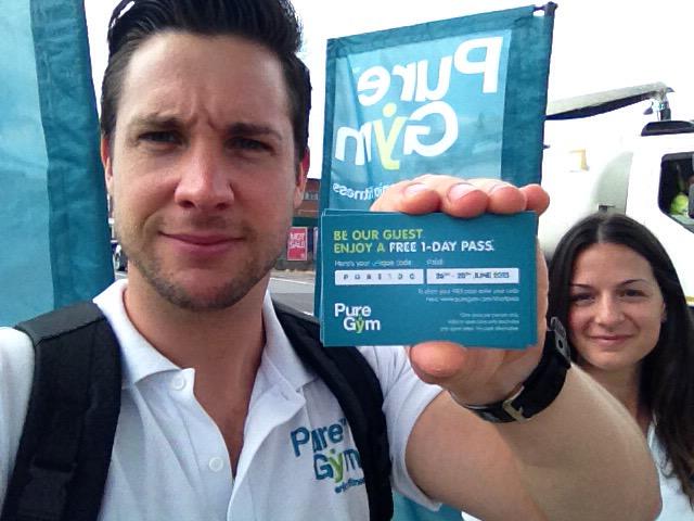 PuregymEnfield's tweet photo. Get your cheeky faces to PureGym #Enfield this weekend and use the code PURE100 to get a free day pass #gym #Daypass http://t.co/LYOnRo3MBz