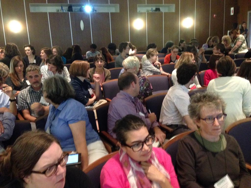 UMNBookworm's tweet image. #userdriven folks break into small groups for lively discussion on scenarios #rbms15