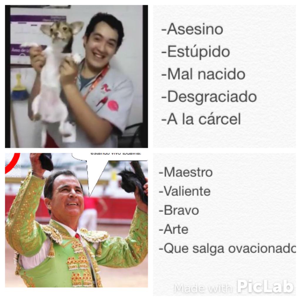 arhochoa's tweet photo. Yo sigo sin encontrar la diferencia entre estos dos, a pesar de que los catalogan muy diferente.

#NoALaTauromaquia http://t.co/WpD5Kfh6tU