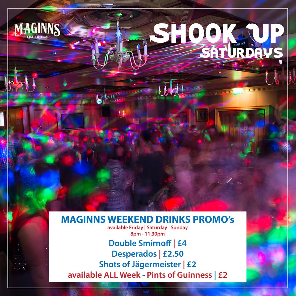 Maginnsbar's tweet photo. ... #ShookUPSaturdays in Maginnsโ this week ...
drinks Promos from 8pm Friday, Saturday & Sunday http://t.co/lmmC5vALHd