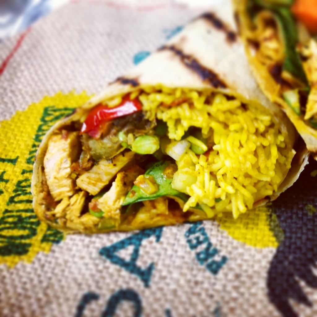 Heritage_Eats's tweet photo. Chicken Tikka Masala Wrap featuring Petaluma Poultry Farms...It's Lunch Time!
#WorldInspired #LocallySourced http://t.co/4n5iy3B8pt