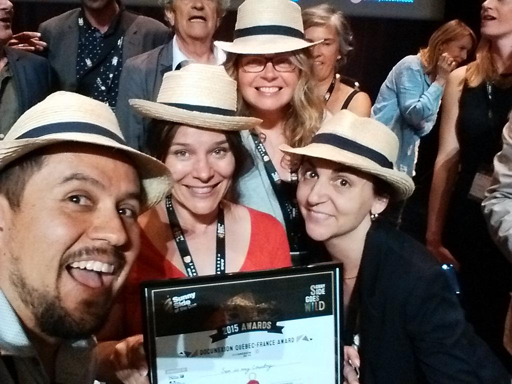 cubanhat's tweet photo. Le prix #docunexion qc-fr à #SSD15 va à #seaismycountry. Bravo à @_OnceUpon_ http://t.co/B8hLc2TYgE
