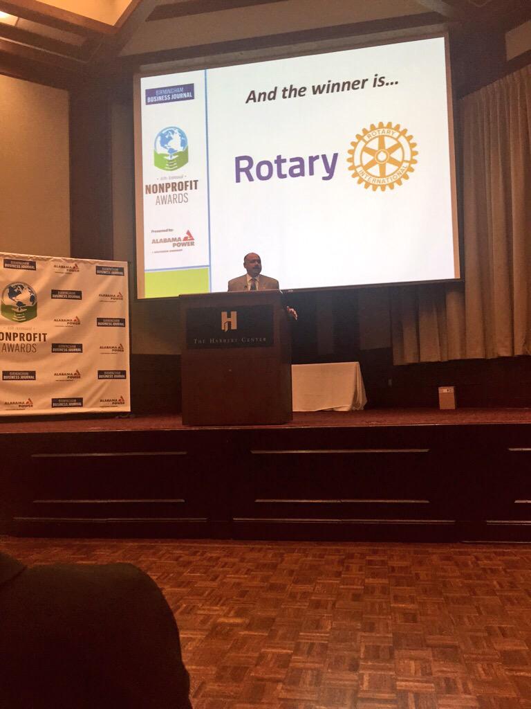 FreshwaterLT's tweet photo. Congrats to Downtown Rotary for receiving the @bhambizjrnl nonprofit award for your work with the #RotaryTrail http://t.co/QQOzbuJB4R