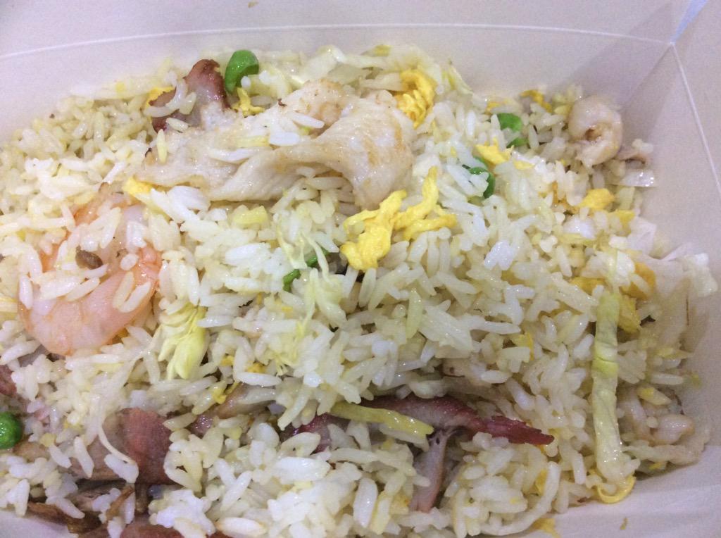 Dried pepper and chilli beef, other one is called icook special fried rice, come and try you'll definitely love them