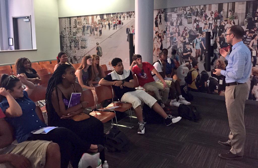 yjerseyshore's tweet photo. Y teens are exploring New York City today w/ a stop at NYU campus. #cymca #brightfutures http://t.co/E3rOnSoE03