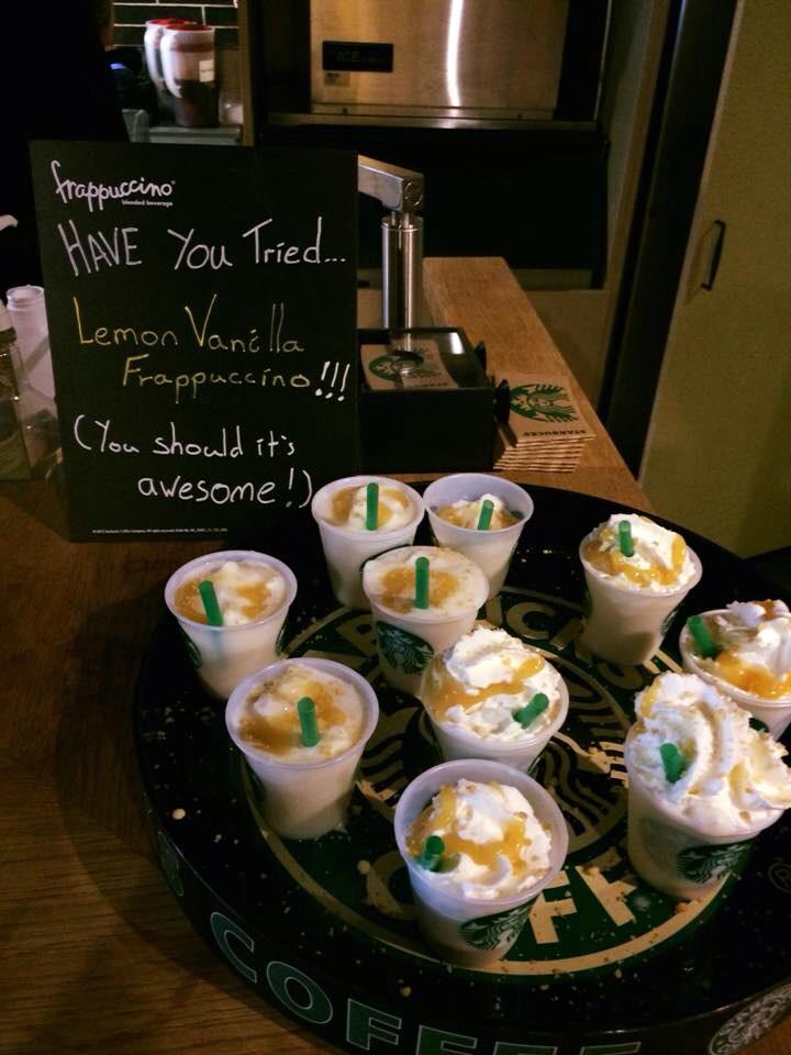 StarbucksBSE's tweet photo. Lemon &amp; Vanilla?!?! It must be #summer !! http://t.co/bV7AI39ARl