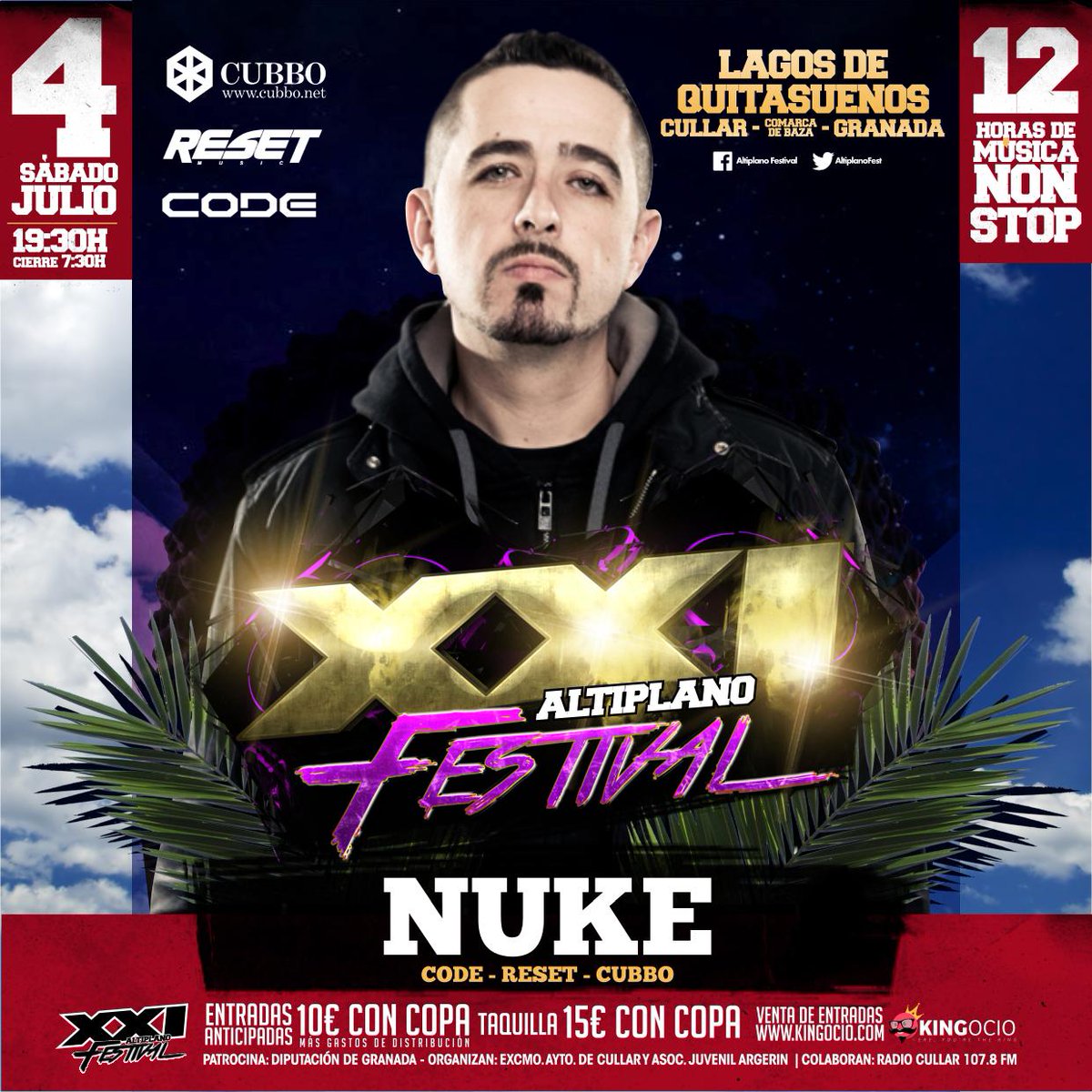 AltiplanoFest's tweet photo. @nuke_dj 4 de julio en @AltiplanoFest 
Entradas anticipadas @agenciaocio y nuestra red de RRPP
http://t.co/ecIy9HjJy5 http://t.co/ky1NoGdNfA