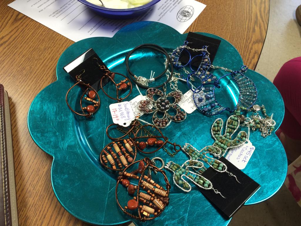 Hearing about custom jewelry from Sue Salzwedel