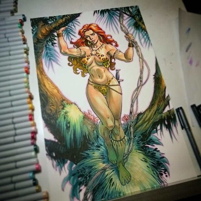 davidyardin's tweet photo. #Shanna #TheSheDevil #CopicArt http://t.co/khzCTKV6zE