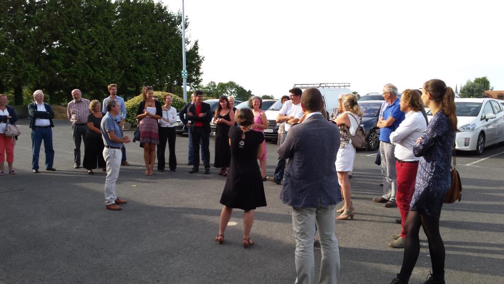 MarionOellers's tweet photo. Visite de la nouvelle pépinière d'entreprise de Douvres : Le Transfo.  Ouverture en septembre http://t.co/ziSCcRwCWH