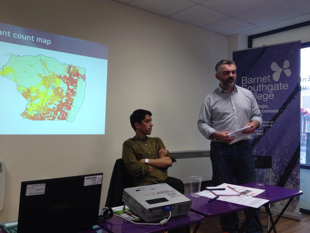 NthLDNCredUnion's tweet photo. At @Enfield_Thinks discussion on future of #Edmonton - here's @buildingbloqs &amp; @chakrabortty http://t.co/c3PqmSYtBB