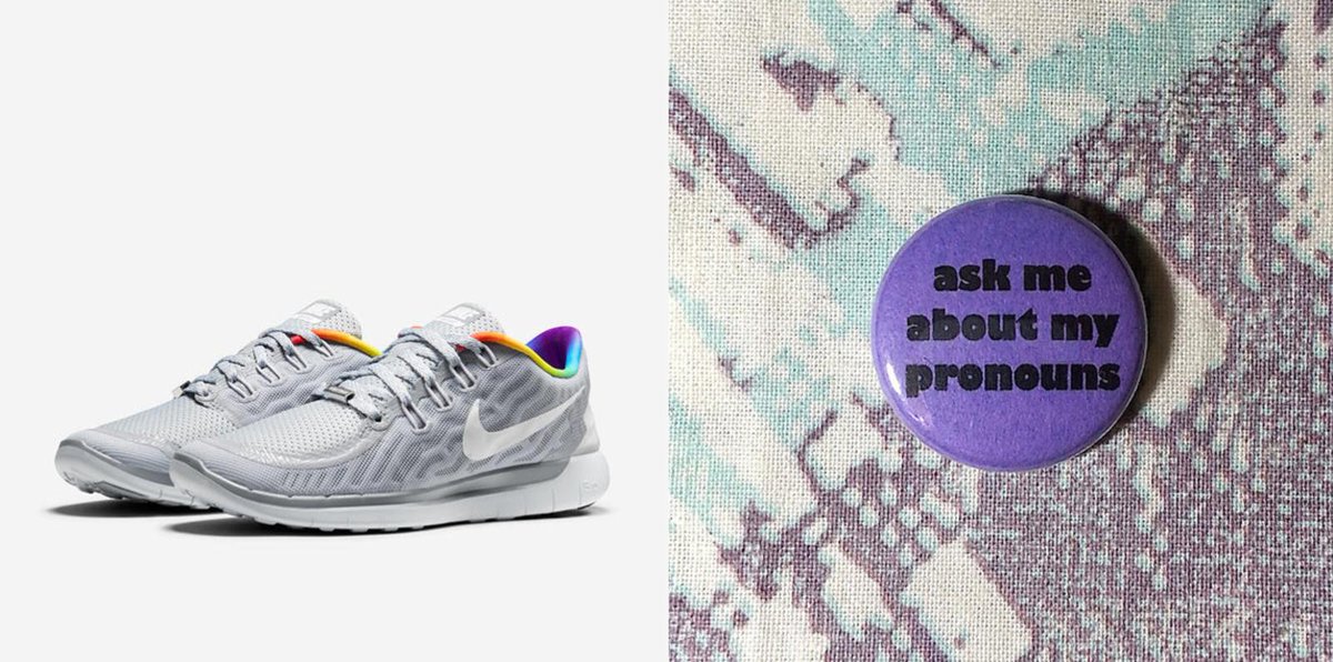 coolhunting's tweet photo. From Keith Haring buttons to @Nike shoes, celebrate love with our #PrideWeek2015 style guide http://t.co/K8xXRTjzdi http://t.co/ujUy6bhTi7