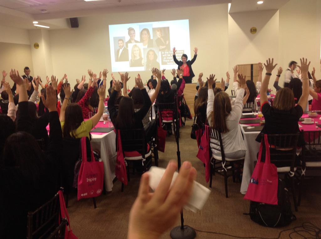 wie_r9's tweet photo. We are leaders, we are 100% !

#WIEead #socialmedia 2015 Tech Women Leadership Summit http://t.co/xOH4DnY6TN