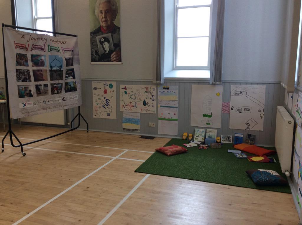 Chilling n making corner has been much used. #ThinkUhi <a href="/ahrcconnect/">AHRC Connect</a>