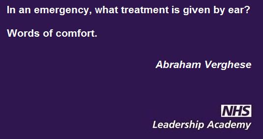 NHSLeadership's tweet photo. Our #quote of the week. http://t.co/7LPEGP30Zu