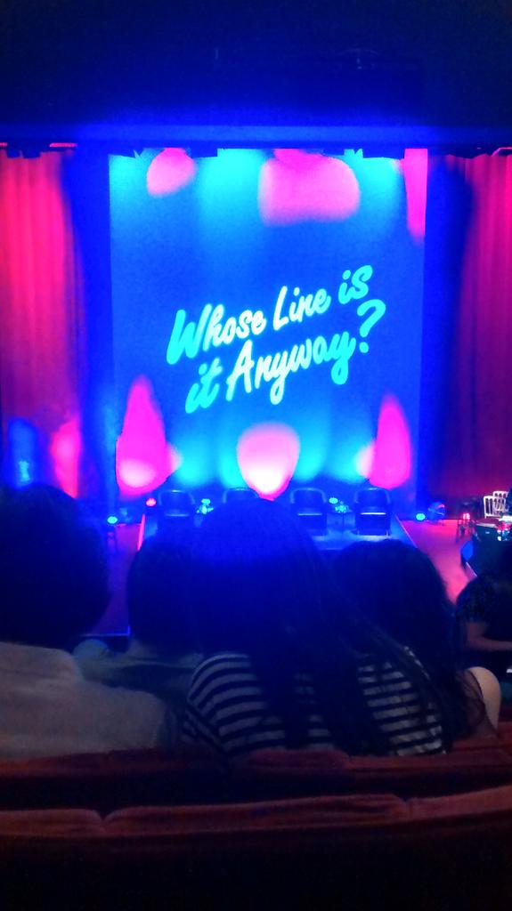 bentrent2's tweet photo. What a great night!! #WhoseLineLive http://t.co/Ra1XcKTM5a