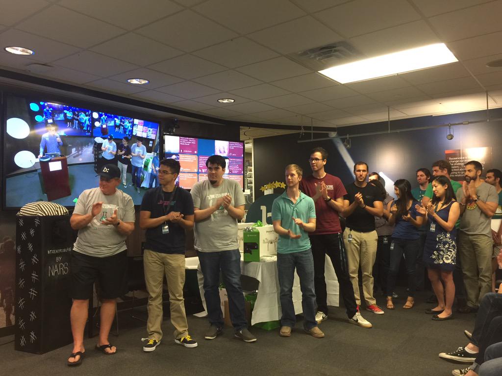 bchagoly's tweet photo. Wow! Just blown away by all the amazing demos today at BV IO #bvhackathon @BazaarvoiceDev Such a innovative team http://t.co/rbnRRtRMvH