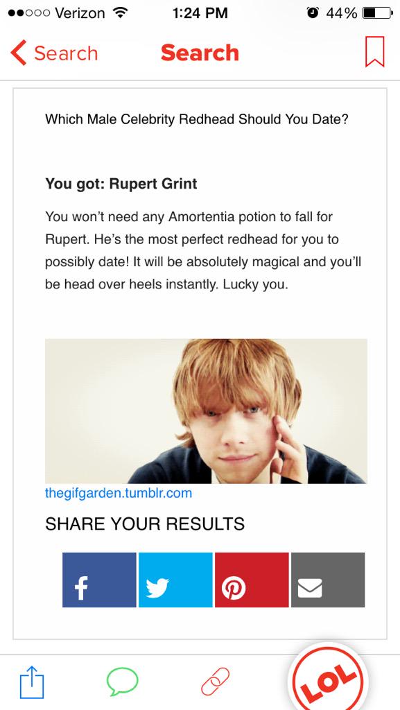 CourtRainacorn's tweet photo. I mean... I'm SUPER okay with this π @LexieAshby this means you can have Daniel Radcliffe #RonAndHarry http://t.co/i2jdAJyJ1C