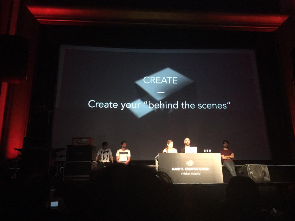 #SerialCut exponiendo. #Makeit #Madrid