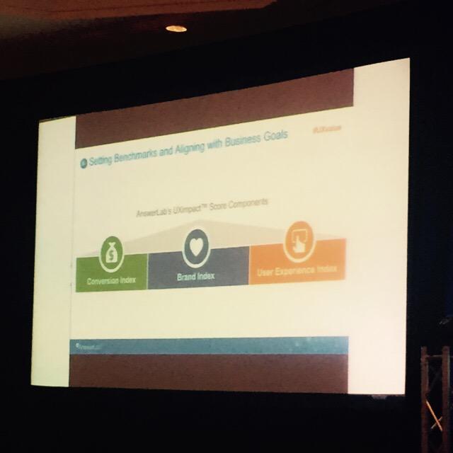 Adrian_UXR's tweet photo. Business objectives should always be measurable. #uxpa2015 #UXvalue @chaione http://t.co/YJ3jwXWFBL