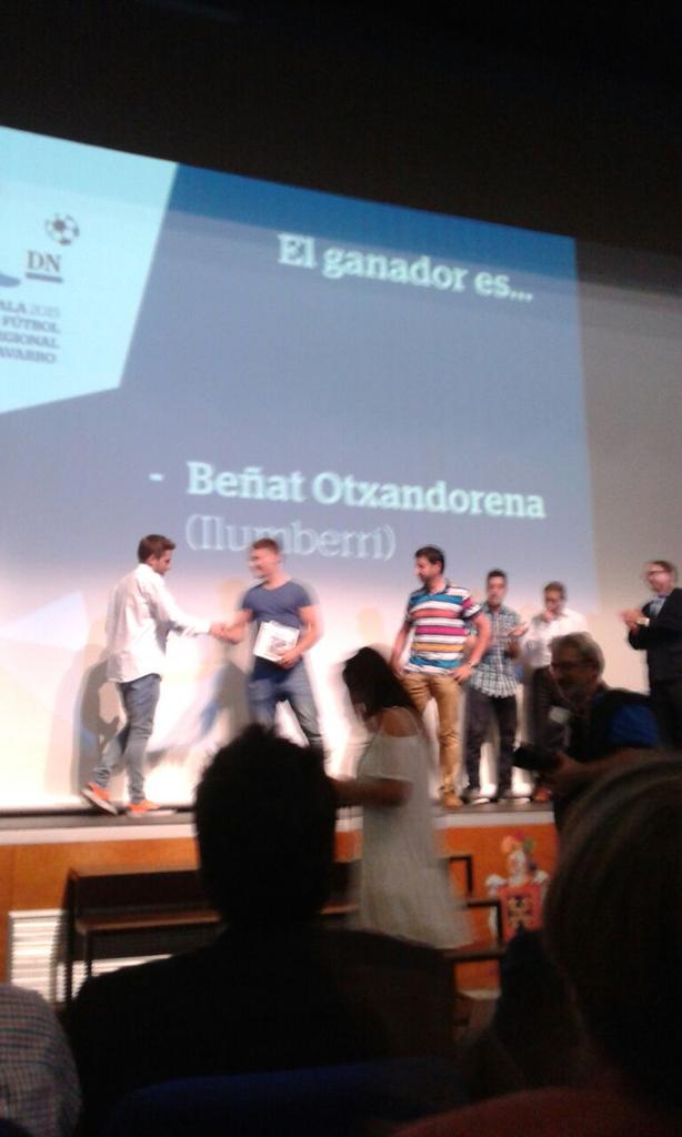 Beñat Otxandorena <a href="/otxando7/">Beñat Otxandorena</a> elegido mejor jugador del Grupo I de Preferente, ¡enhorabuena!