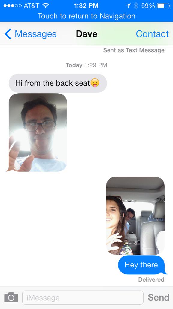 sarahschuler00's tweet photo. We're driving to Florida and I hear my dad in the back say "I'm bored" 

Not two minutes later.. http://t.co/OzvTSTFnHm