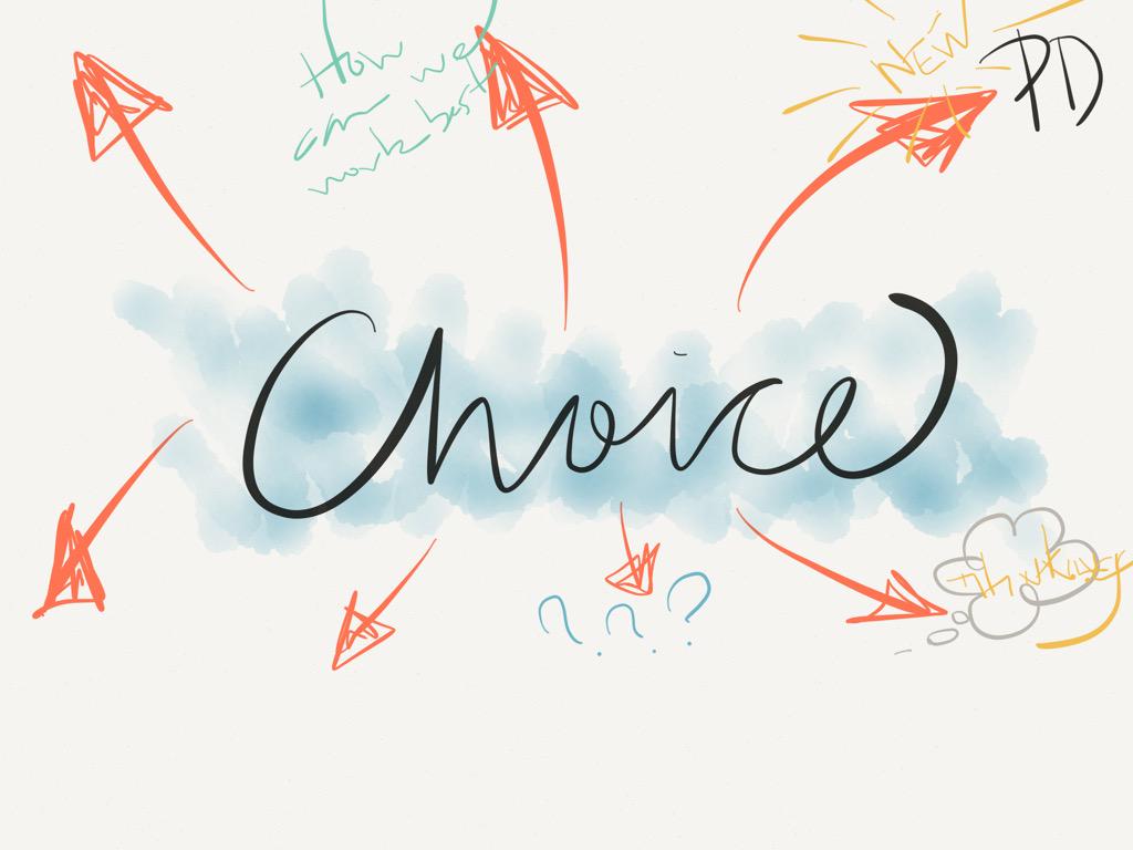 TechCoachCisco's tweet photo. I want to give teachers I will work CHOICE...
by modeling choice, perhaps they too will give Ss choice #postexp http://t.co/BlkIeu0P8J