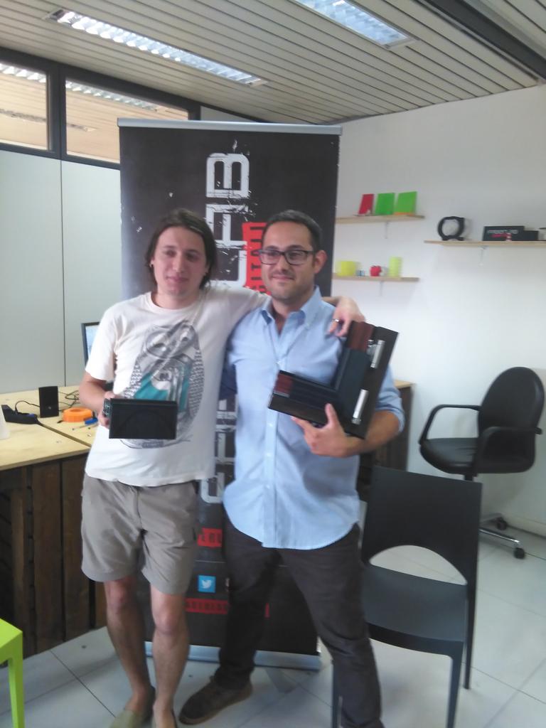 Ecco i protagonisti della serata in <a href="/FaberLabVarese/">FaberLabVarese</a> #3dprinting con <a href="/StefanoComida/">Stefano Comida</a> e Valerio Fausti