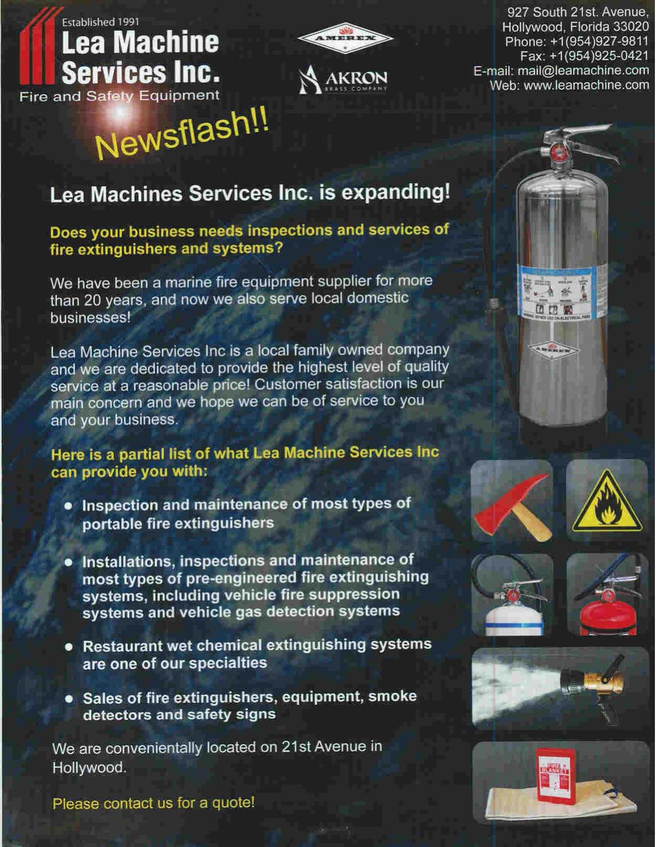LeaMachine's tweet image. #LeaMachineServices #LMS #Fire #Safety