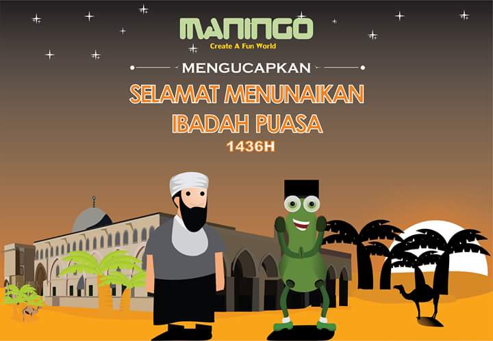 ManingoStudio's tweet photo. Keluarga kecil Maningo Studio mengucapkan selamat menunaikan ibadah puasa 1436 H. http://t.co/3rfWE2Y5wE