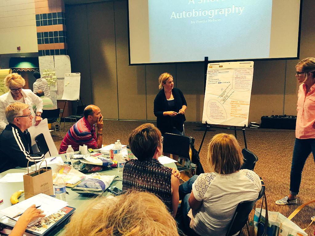 StatsMonkey's tweet image. @LakevilleAreaPS educators sharing their PDSA work! #langfordlearning #continuousimprovement