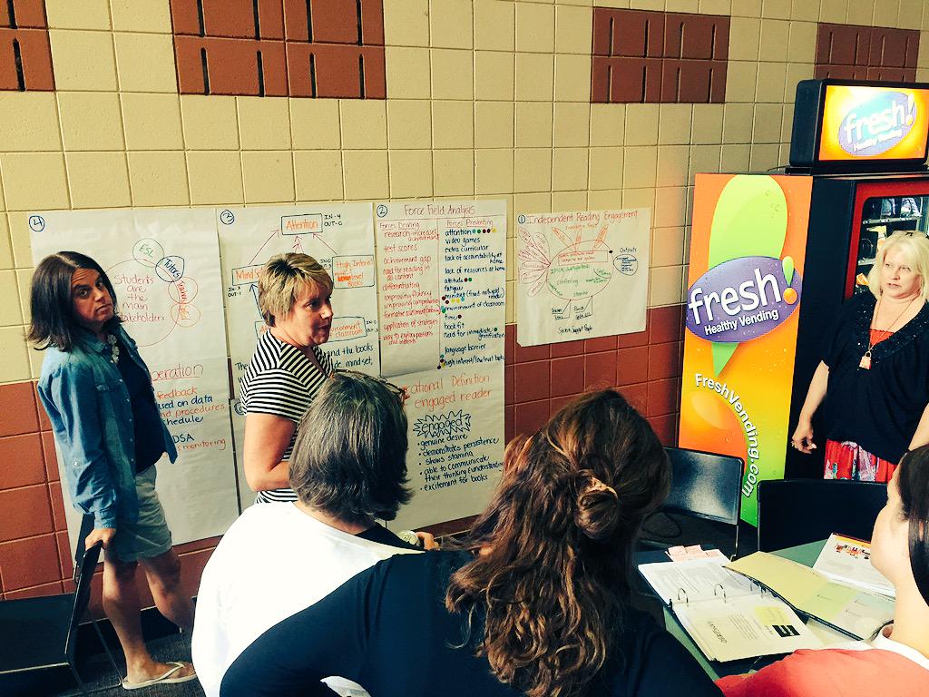 StatsMonkey's tweet image. @LakevilleAreaPS educators sharing their PDSA work! #langfordlearning #continuousimprovement