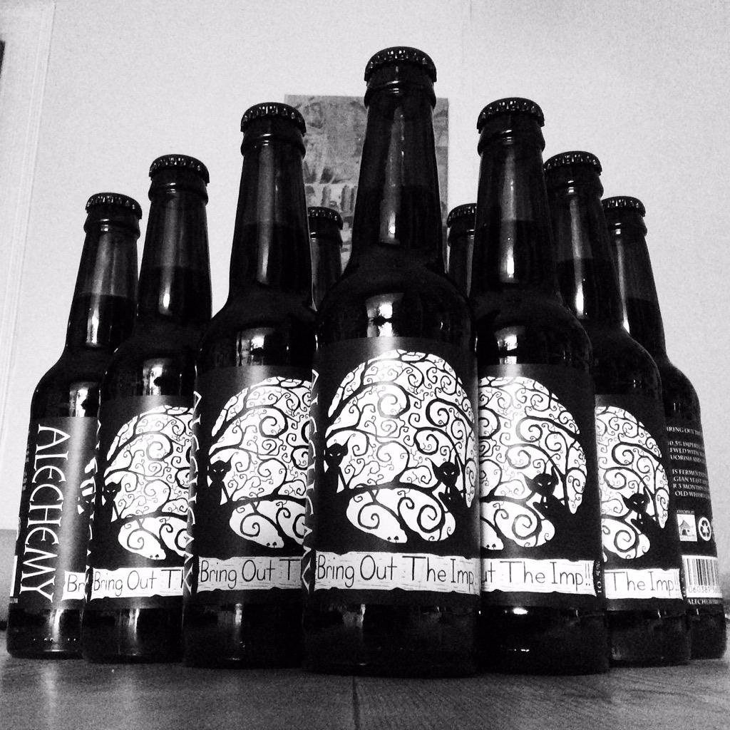 WhimSicALLusH's tweet photo. My house has just been invaded by imps!!!! ๐ Thank you @AlechemyBrewCo #BringOutTheImp #craftbeer #commission #imp http://t.co/PrSRGejpP5