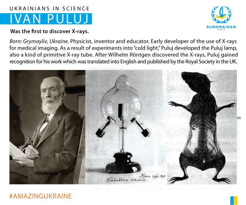 AlyaShandra's tweet photo. The Xrays were discovered by Ukrainian Ivan Puluj. Too bad Röntgen didn't credit him
http://t.co/tm9wP3kWfy http://t.co/rJrhH2wZiK