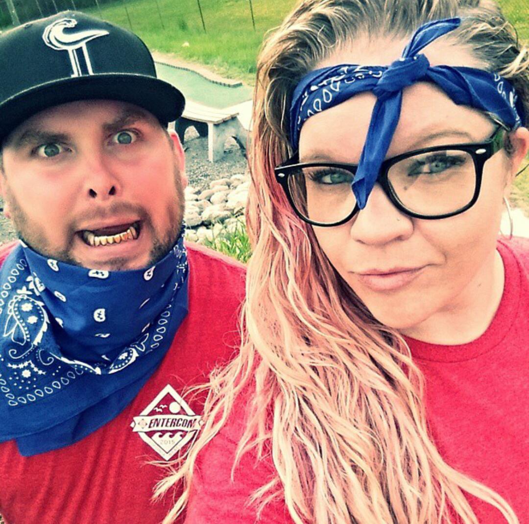 TypicalDevin's tweet photo. #TBT to that one time @DJCanRock and I took "gangsta" to whole new level on the mini golf course. #DeezPuttz http://t.co/e5HEmYa9cQ
