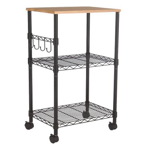 RE #Microwave #Kitchen #Cart for college or smaller apartment. bit.ly/1Kdrg5E